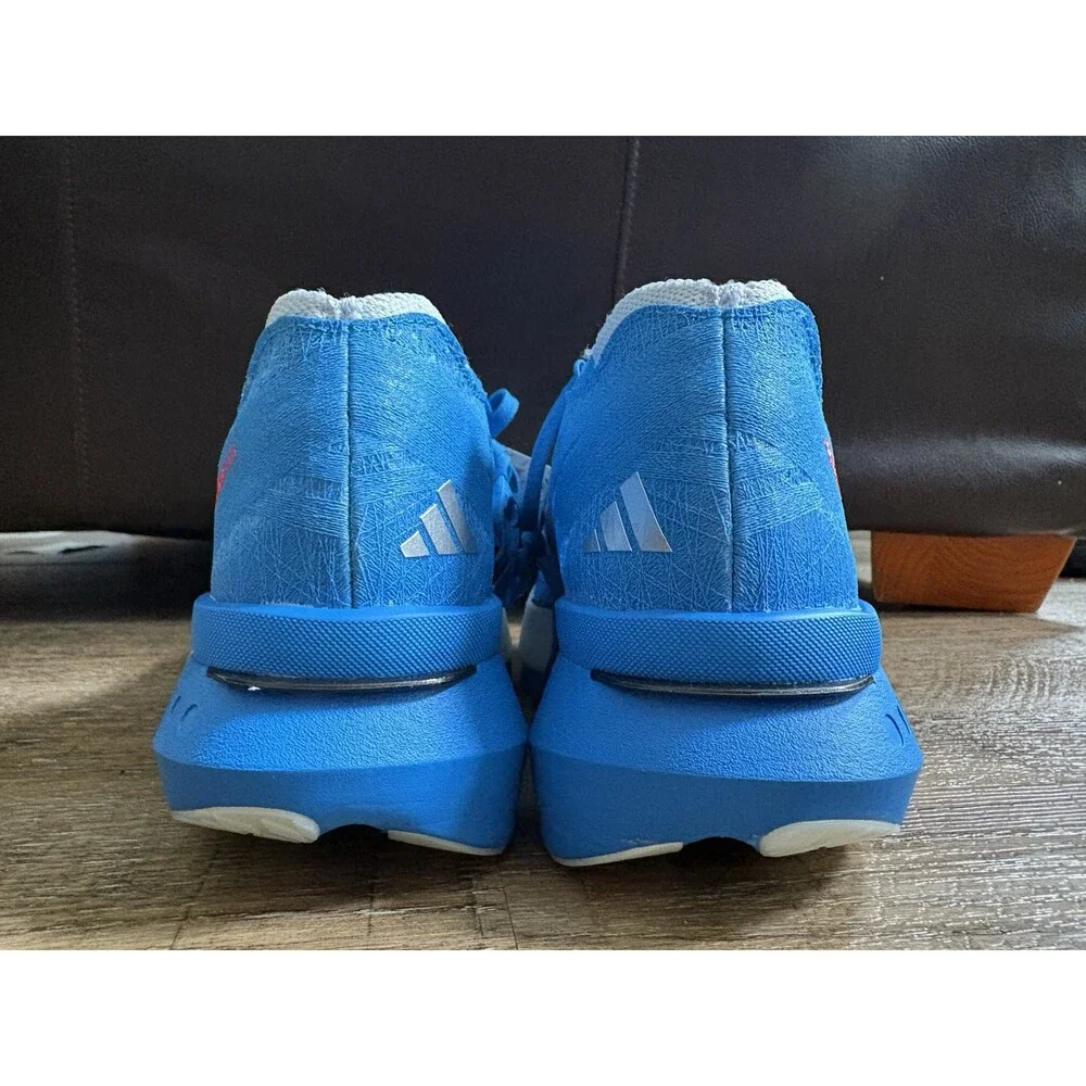 Adidas Adizero Prime X3 Strung Solar Blue Silver Metallic Men’s Sz 7.5 JQ0615